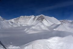 07B Flying By Branscomb Glacier, Branscomb Peak, Mount Vinson, Silverstein Peak, Opalchenie Peak, Brichebor Peak, Mount Rutford, Mount Craddock Just Before Landing At Mount Vinson Base Camp